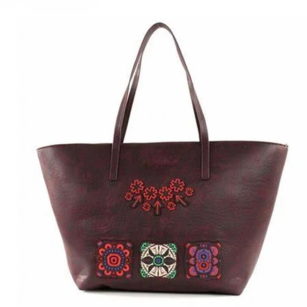 DESIGUAL BAG BY HAND BORDEAUX COLOR MODEL BOLS -NWT